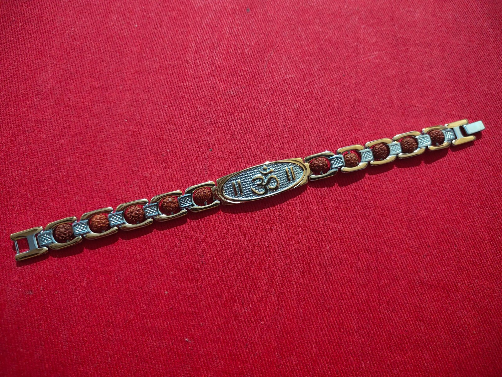 Om Bracelet with Rudraksh